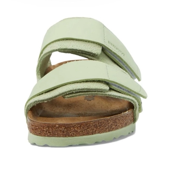 Birkenstock Uji Leather Sandal - Faded Lime - Size 39 (US 8) - Picture 2 of 8